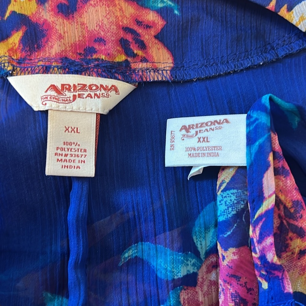 Royal Blue kimono- XXL - Picture 6 of 6